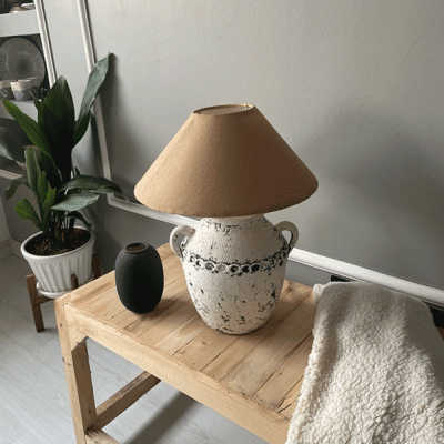 آباژور سفالی پتینه